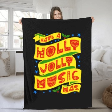 Discover Have A Holly Jolly Musicmas Fleece Blankets