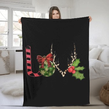 Discover Christmas Love 2022 | Funny Christmas Fleece Blankets 2022