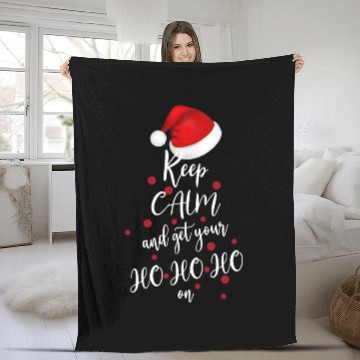 Discover keep calm Fleece Blankets