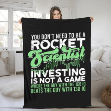 Discover You don't need to be a rocket scientist. Fleece Blankets