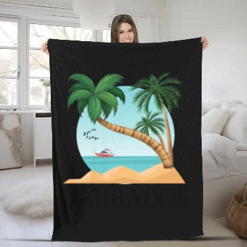 Discover Barbados,Show you love for Barbados Fleece Blankets