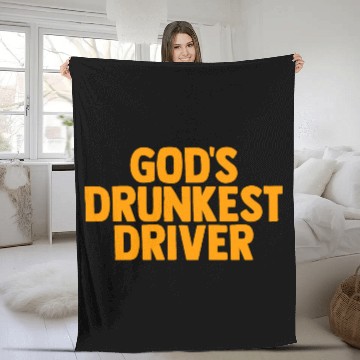 Discover God's Drunkest Driver 2 Fleece Blankets