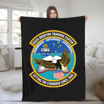Discover ATC Mobile AL Aviation Training Center Fleece Blankets