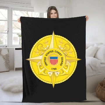 Discover Commandant Staff (U.S. Coast Guard) Fleece Blankets