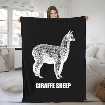 Discover Animals Of The World Meme Giraffe Fleece Blankets