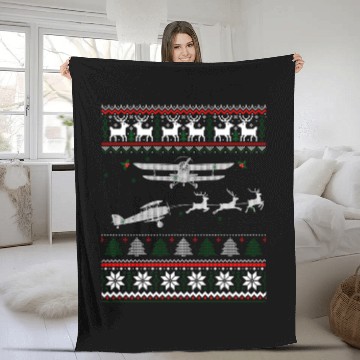 Discover Best Christmas Thanksgiving Gift Pilots Aviation Fleece Blankets