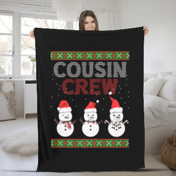 Discover Cousin Crew Christmas Pajamas Gnome Tree Merry Xma Fleece Blankets
