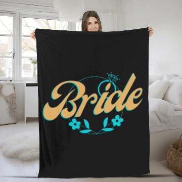 Discover Cute Bride Fleece Blankets & Gifts For Bride Wedding Gifts