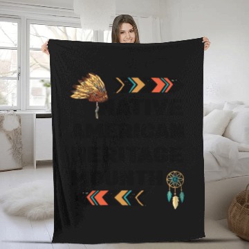 Discover Native American Heritage Month Fleece Blankets