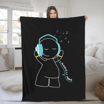 Discover magic is here Fleece Blankets