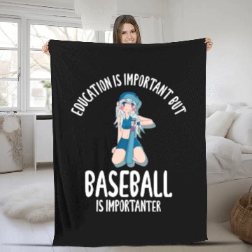 Discover Education Is Important But Baseball Fleece Blankets