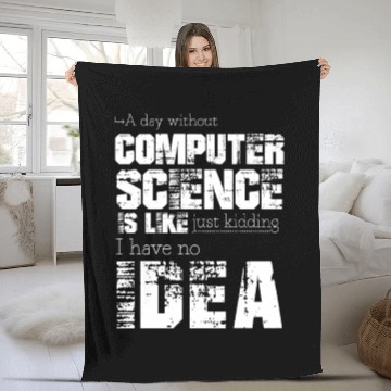 Discover Computer science Fleece Blankets