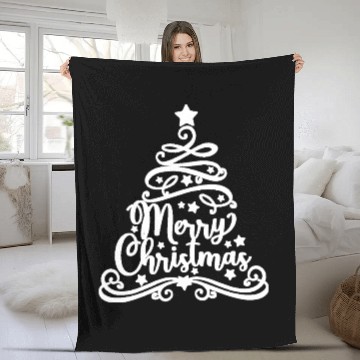 Discover Merry Christmas Fleece Blankets