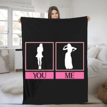 Discover You: Normal Woman Me: Belly Dancer - Belly Dance Fleece Blankets