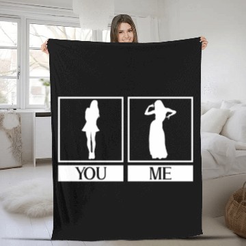 Discover You: Normal Woman Me: Belly Dancer - Belly Dance Fleece Blankets