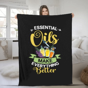 Discover Essential Oil Diffuser Peppermint Aromatherapy Fleece Blankets