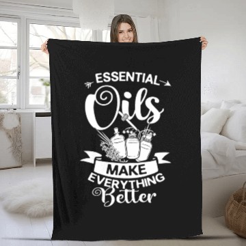 Discover Essential Oil Diffuser Peppermint Aromatherapy Fleece Blankets