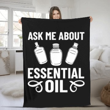 Discover Essential Oil Diffuser Peppermint Aromatherapy Fleece Blankets