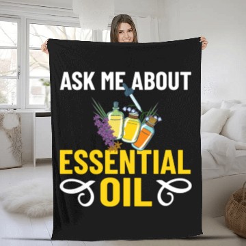 Discover Essential Oil Diffuser Peppermint Aromatherapy Fleece Blankets