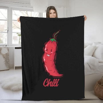 Discover Chili Spice Flavor Food Cooking Fleece Blankets