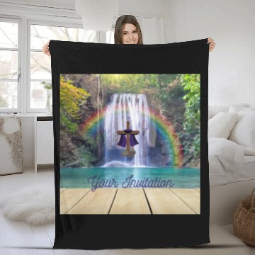 Discover Your Invitation ( Christian/Catholic) Fleece Blankets