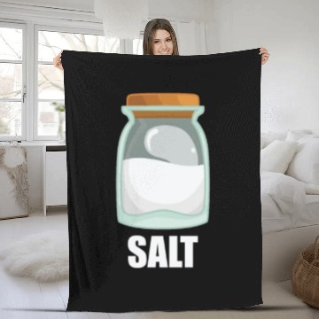 Discover Salt Spice Flavor Food Cooking Fleece Blankets