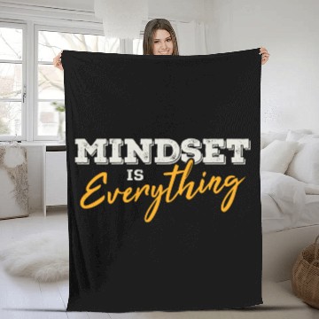 Discover Growth Mindset Entrepreneur Teacher Fitness Fleece Blankets