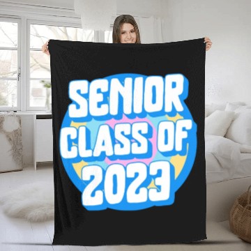Discover Graduation Fleece Blankets, Senior Class Of 2023 Gift End