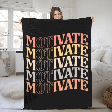 Discover Motivate Occupational Therapy Speech OT School Fleece Blankets