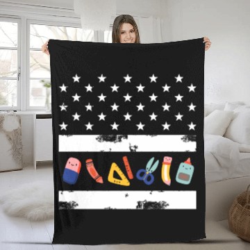 Discover Daycare Teacher Fleece Blankets