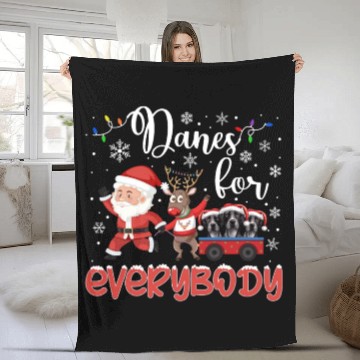 Discover Great Dane Christmas Party Great Dane Xmas Gifts Fleece Blankets