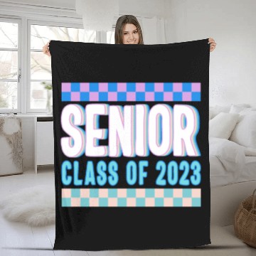 Discover Graduation Fleece Blankets, Senior Class Of 2023 Gift End