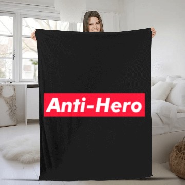 Discover Anti-Hero red boxx Text Gift Music Fan Lover Fleece Blankets