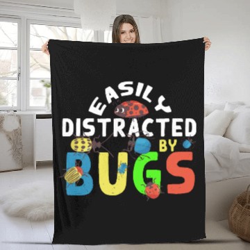 Discover Funny Bug Lover Insects Fleece Blankets