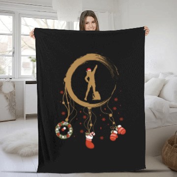 Discover Winter dreamcatcher Christmas Hiking Fleece Blankets