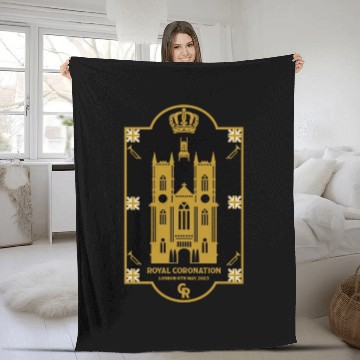 Discover Westminster Abbey Royal Coronation 2023 Fleece Blankets