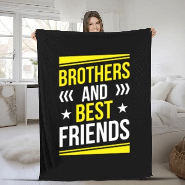 Discover Brothers And Best Friends Friend Brother Team Fleece Blankets