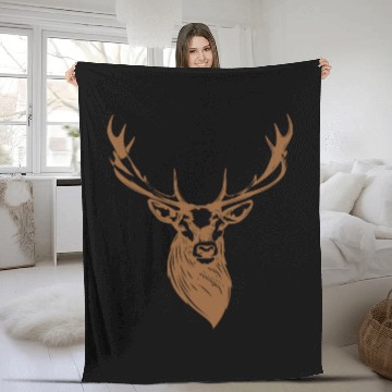 Discover Nice Deer Fleece Blankets