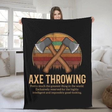 Discover Axe Throwing definition, Hatchet Axe Throwing Fleece Blankets