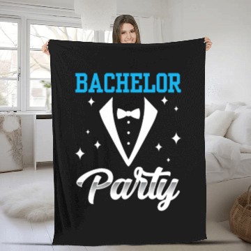 Discover Bachelor Party Team Bride Groom Fleece Blankets