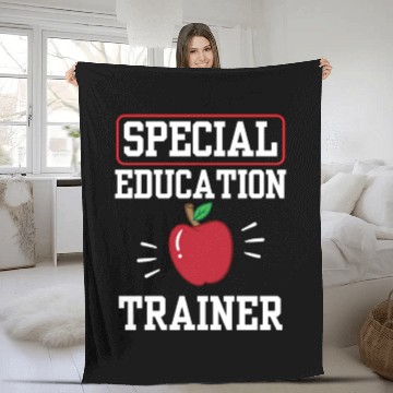 Discover Special Education Trainer Sped Teacher Awareness Fleece Blankets