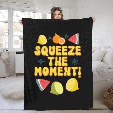 Discover Fruity Christmas Holiday Healthy Winter Season Fleece Blankets