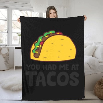 Discover You Had Me At Tacos Cinco De Mayo Love Tacos Fleece Blankets
