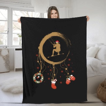 Discover Winter dreamcatcher Christmas Kite Fleece Blankets