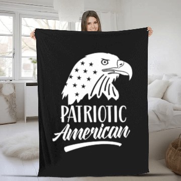 Discover Patriotic American US Patriot USA Fleece Blankets