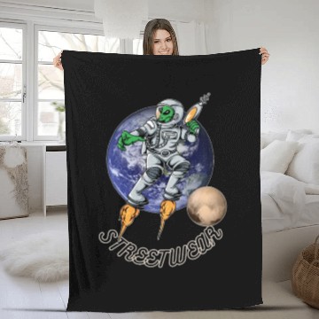 Discover Streetwear Fleece Blankets