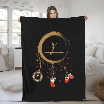 Discover Winter dreamcatcher Christmas StandUpPaddle Fleece Blankets