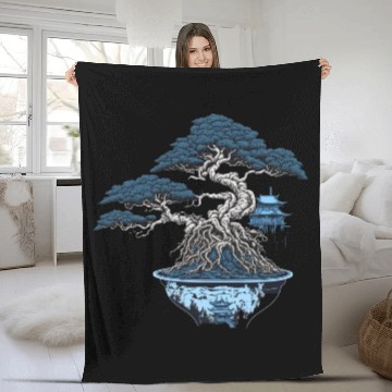 Discover Bonsai Fleece Blankets