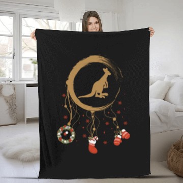 Discover Winter dreamcatcher Christmas Kangaroo Fleece Blankets