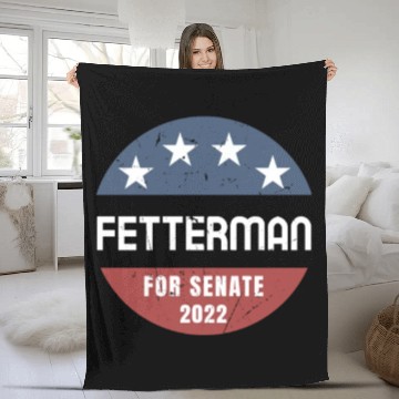 Discover John Fetterman for Senate 2022 Pennsylvania Fleece Blankets